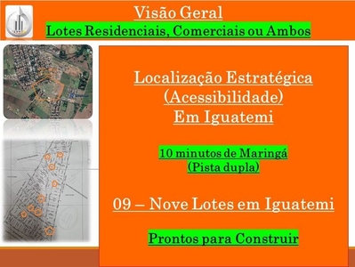 Terreno em condomínio à venda no bairro Distrito de Iguatemi (Iguatemi) em Maringá
