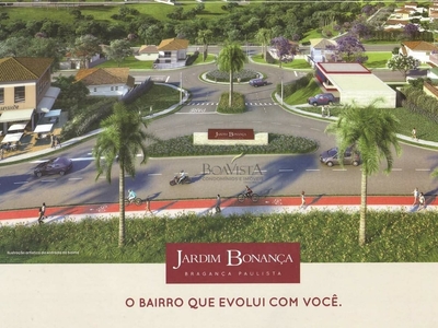 Terreno ? venda, a 10 minutos do centro, no Residencial Jardim Bonan?a I, em Bragan?a Paulista, SP.