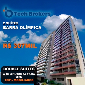 VIA PREMIERE - Double Suites Todo Mobiliado por 307mil! Rio de Janeiro, RJ