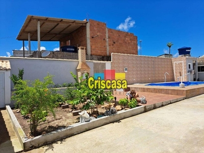 Casa com 2 dormitórios à venda, 66 m² por R$ 200.000,00 - Flexeira - São Pedro da Aldeia/R