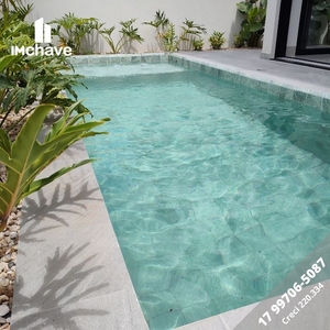 Vendo Casa Nova Terrea no Golfe Jardins, com 3 suítes, 250m² de construção, piscina aqueci