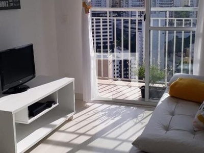 APARTAMENTO no 16º andar mobiliado com 2 dormitórios e 1 garagem