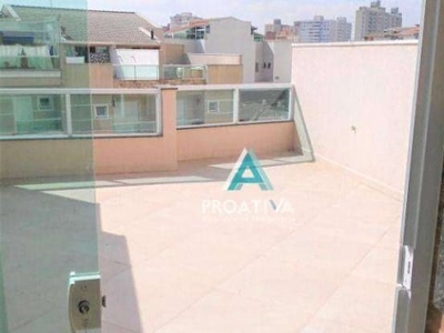 Cobertura com 2 dormitórios à venda, 106 m² - Vila Valparaíso - Santo André/SP