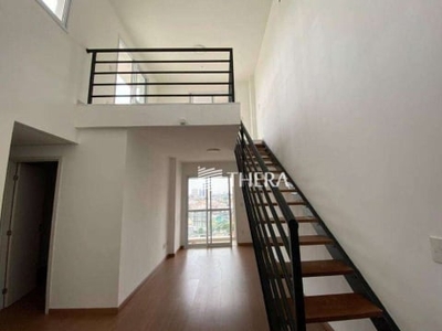 Cobertura para alugar, 130 m² por r$ 3.810,00/mês - vila leopoldina - santo andré/sp