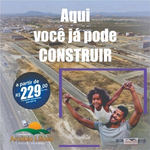 Terreno em Morada do Sol, Patos/PB de 0m² à venda por R$ 41.220,00