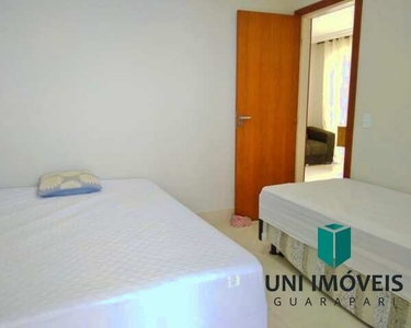 Apartamento 02 quartos com varanda com vista para o mar, excelente localização na Praia do