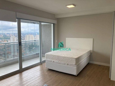 Apartamento com 1 dormitório para alugar, 58 m² por R$ 4.033,00/mês - Vila Cruzeiro - São