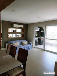 Apartamento com 2 dormitórios para alugar, 100 m² por R$ 6.215,00/mês - Santo Amaro - São