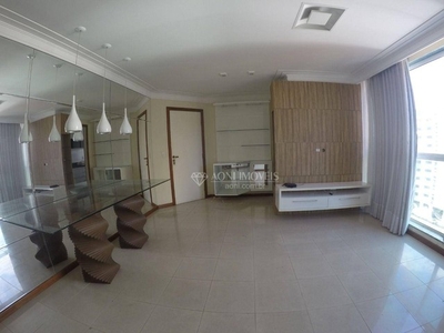 Apartamento com 2 dormitórios para alugar, 104 m² por R$ 3.545,85/mês - Praia da Costa - V