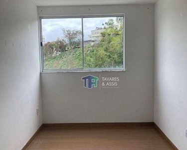 Apartamento com 2 dormitórios para alugar, 58 m² por R$ 952,22/mês - Teixeiras - Juiz de F