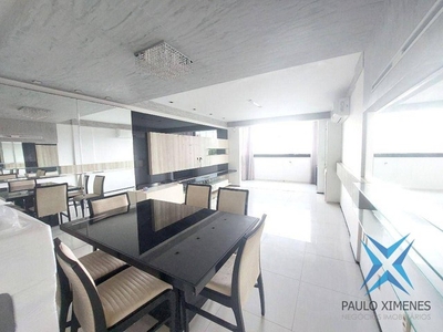 Apartamento com 3 dormitórios para alugar, 110 m² por R$ 3.517/mês - Papicu - Fortaleza/CE