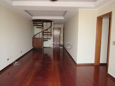 Apartamento com 3 dormitórios para alugar, 276 m² por R$ 3.701,40/mês - Alto - Piracicaba/