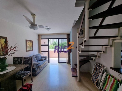 Apartamento Duplex com 2 dormitórios à venda, 81 m² por R$ 839.000,00 - ABM - Rio de Janei