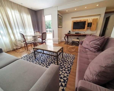 Apartamento George V Maria Lisboa 66m² 1 dormitório 1 vaga no Jardim Paulista