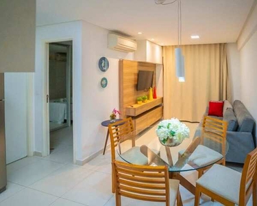 Apartamento mobiliado p/ aluguel c/ 1 quarto em Tambaú a 1 quadra do mar em João Pessoa