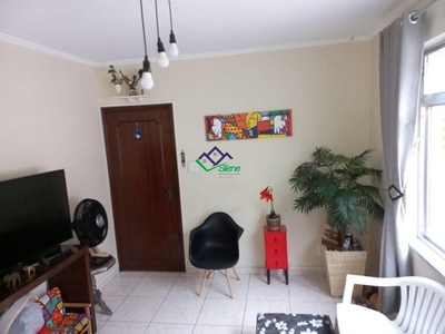 Apartamento para Venda em Santos, Campo Grande, 2 dormitórios, 1 banheiro, 1 vaga