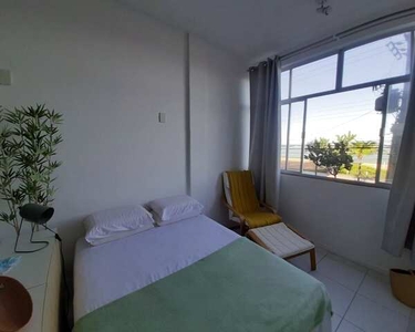 Apartamento quarto e sala de Frente para o Mar Praia da Costa