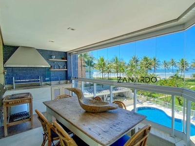 Apartamento vista mar e pé na grama 4 dormitórios para alugar, 160 m² por R$ 25.000/mês -