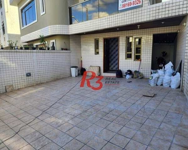 Casa com 3 dormitórios para alugar, 175 m² por R$ 5.800,00/mês - Ponta da Praia - Santos/S