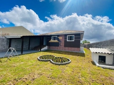 Casa em piraquara com terreno amplo, entrada individual