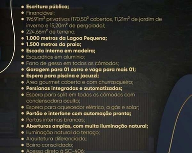 Casa para venda com 197 metros quadrados com 3 quartos em Rio Tavares - Florianópolis - SC