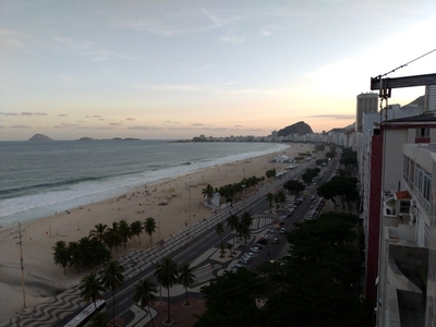 Cobertura duplex na Avenida Atlantica! 3 qts, 300m!