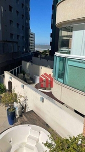 Flat com 1 dormitório à venda, 57 m² por R$ 800.000,00 - José Menino - Santos/SP