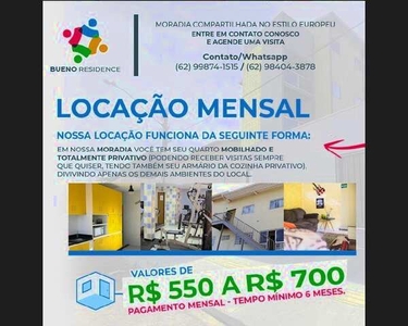 Flat para aluguel com mobilia no Setor Bueno - Goiânia - GO