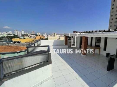 Apartamento Cobertura Duplex, 150 m², à venda por R$ 850.000 no Barcelona - São Caetano do