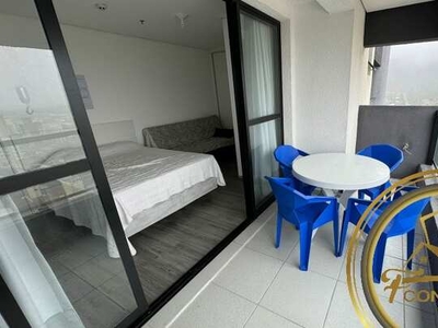 Apartamento Studio para venda em andar alto, vista mar, semi mobiliado, Praia da Enseada
