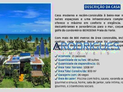 CASA RESIDENCIAL em MATA DE SÃO JOÃO - BA, PRAIA DO FORTE