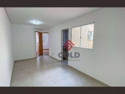 Cobertura com 2 dormitórios para alugar, 104 m² por r$ 2.919,45/mês - vila alice - santo andré/sp