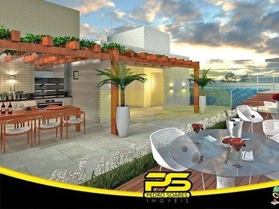 Apartamento à venda, 2 quartos, 1 suíte, Cabo Branco - João Pessoa/PB