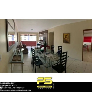 Apartamento à venda, 3 quartos, 2 suítes, Cabo Branco - João Pessoa/PB