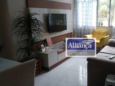 Apartamento com 2 dormitórios à venda, 50 m² por R$ 210.000 - Largo do Barradas - Niterói/