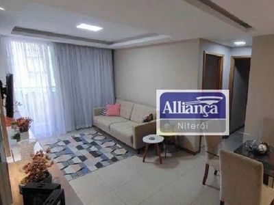 Apartamento com 2 dormitórios à venda, 80 m² por R$ 570.000,00 - Santa Rosa - Niterói/RJ