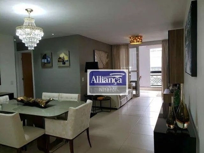 Apartamento com 3 dormitórios à venda, 139 m² por R$ 1.700.000,00 - Camboinhas - Niterói/R
