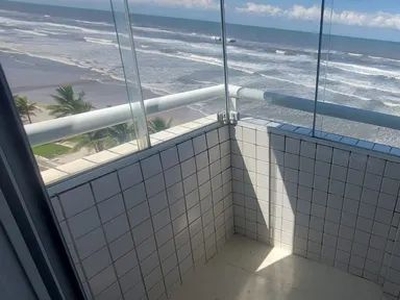 Apartamento frente mar 2 quartos/ 1 vaga proximo ao centro em Mongaguá - SP