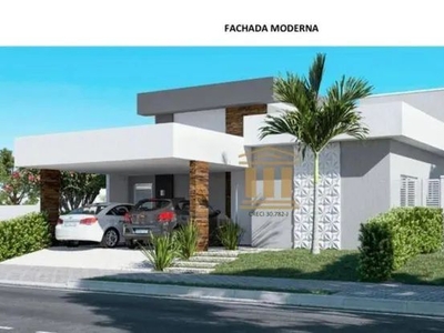 Casa térrea 3 suítes à venda em condominio de alto padrão, 156 m² por R$ 960.000 - 001 - S