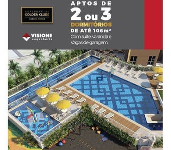 Golden Clube Barros Júnior Apartamentos 2 quartos Varandão