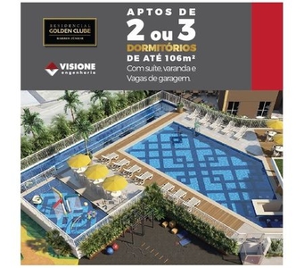 Golden Clube Barros Júnior Residencial 2 quartos Varandão