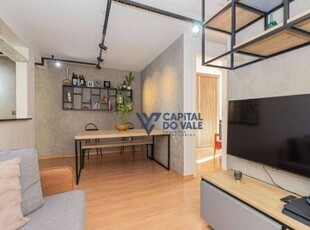 Apartamento com 2 dormitórios à venda, 60 m² por r$ 380.000,00 - parque industrial - são josé dos campos/sp