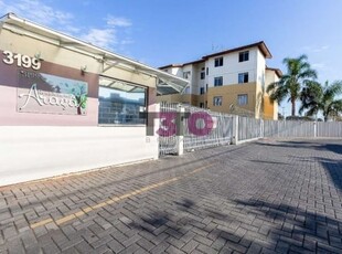 Apartamento com 2 quartos à venda na rua eduardo pinto da rocha, 3199, sítio cercado, curitiba por r$ 229.000