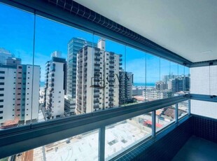 Apartamento com 3 quartos para alugar na rua méxico, 448, guilhermina, praia grande, 105 m2 por r$ 5.500