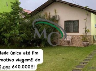 Ca00244 vendo ampla casa térrea com 3 dormotórios 100 metros de área construída