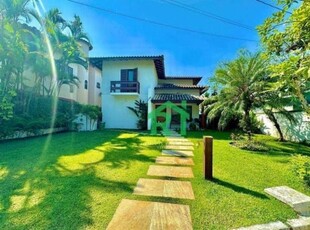 Casa com 3 dormitórios à venda, 227 m² por r$ 2.200.000 - pernambuco ii - guarujá/sp