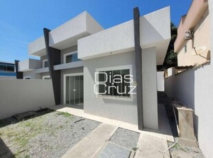 Casa com 3 dormitórios à venda, 80 m² por r$ 320.000,00 - cantinho do mar - rio das ostras/rj