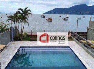 Casa, pé na areia, com 5 dormitórios à venda, 472 m² por r$ - são francisco - são sebastião/sp