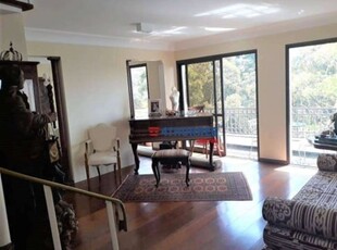 Cobertura com 4 dormitórios, 350 m² - venda por r$ 1.850.000,00 ou aluguel por r$ 15.782,00 - vila andrade - são paulo/sp