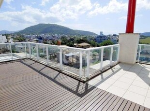 Cobertura duplex, 3 quartos (1 suíte) à venda, 227 m², vista mar - novo campeche - florianópolis/sc